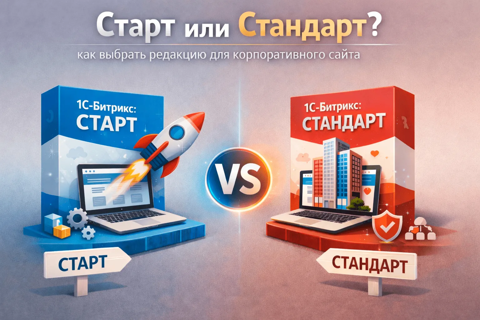 Старт или Стандарт: как выбрать редакцию для корпоративного сайта в Белгороде